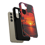 Basketball Court Sunset Phone Case | Tough Phone Case