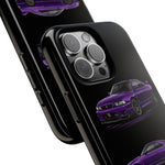 Purple R33 Skyline GTR JDM Sports Car Phone Case Tough Multi View