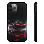 Z06 C8 Phone Case, Red Smoke Studio Reflection Cover