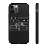 1970 C10 Truck Phone Case Black Classic Pickup Tough Cover Gift