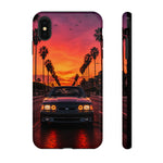 Fox Body Mustang Sunset Tough Phone Case - Palm Boulevard Poster