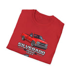 Classic Red 1994 Silverado 1500 Pickup T-Shirt | Truck Illustration