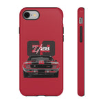 1969 Z28 Red Front View Muscle Car Tough Phone Case