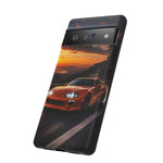 Supra MK4 Orange Touge Night JDM Speed Art Tough Phone Case