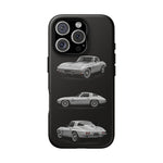 Silver Sting Ray Classic Corvette Phone Case Tough Multi View