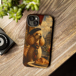 Poodle in Beret Phone Case | Vintage Paris Café Illustration