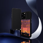 Silverado sunset truck Phone Case | Retro pickup silhouette