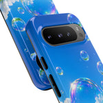 Bubbles Over Grass phone case | Tough Cover