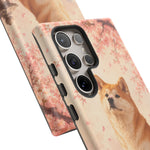 Akita Cherry Blossom Phone Case Sakura Dog Lover Gift