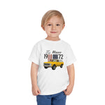 1972 K5 Blazer Toddler T-Shirt – Vintage USA Flag Off-Road Truck Design