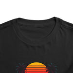 Toddler 180SX JDM Retro Vaporwave Sunset Car T‑Shirt Boys Girls Drift Tee