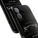Black C7 ZR1 Phone Case for Chevy Sports Car Enthusiasts