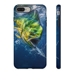 Mahi Mahi Phone Case, Saltwater Fishing Strike Tough Cover for Men