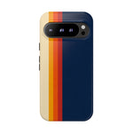 Retro Rainbow Stripe Phone Case | Tough Phone Case