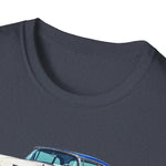 1959 Fairlane 500 Car Illustration T-Shirt | Vintage Classic Auto Design