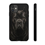 Cane Corso Powerful Dark Portrait Art Tough Phone Case