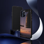 Temple Bell Sunset Phone Case Japan Zen Tough Case