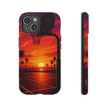 Basketball Court Sunset Phone Case | Tough Phone Case