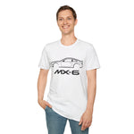 1994 MX-6 Coupe Black Outline Silhouette Emblem Classic Car T-Shirt JDM Fan Gift