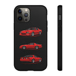 Z28 Red Triview Phone Case Classic Car Illustration