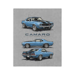 1969 Camaro RS Z28 Trio Velveteen Blanket | Classic Muscle Car Throw