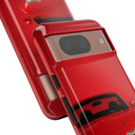 Red Miata Phone Case, NA MX5 90s JDM Roadster Tough Cover