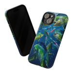 Mahi School Frenzy Phone Case Saltwater Fishing Gift for Anglers