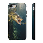 Walleye Jig Strike Phone Case Freshwater Fishing Gift for Anglers