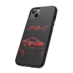 Red ZR1 C8 Phone Case for Chevy Fans, Tough Cover