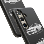 R32 Skyline Phone Case White, Three-View Vector Cover, Gift GTR Fans