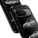 Silver Prelude Sports Coupe Tough Phone Case for JDM Fans