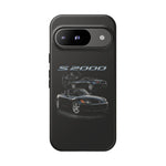 Black S2000 Roadster Collage JDM Tough Phone Case Cover Gift
