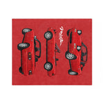 1990 Miata MX-5 Red Microfiber Throw Blanket JDM Roadster Gift