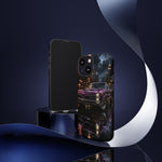 67 GTO Phone Case Purple, Rainy City Night Muscle Car Tough Cover