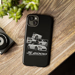 White S2000 Roadster Collage JDM Tough Phone Case Cover Gift