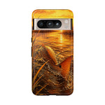 Redfish Fishing Phone Case Marsh Angler Tough Cover Gift