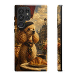 Poodle in Beret Phone Case | Vintage Paris Café Illustration