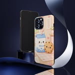 Milk Cookie Phone Case Cute Food Kawaii Tough Cover Gift Art