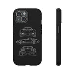 1979 Corvette C3 Blueprint Phone Case for Classic Chevy Car Fans