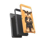 Schnauzer Mustache Boss Phone Case Funny Dog Lover Gift
