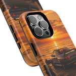 Sunset Skyline R32 on Pier phone case | Tough Covers