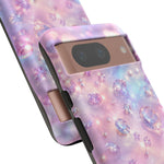 Rhinestone Sparkle Phone Case, Pastel Gradient Cover