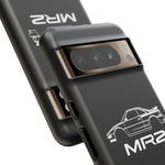 MR2 White Side Silhouette JDM Tough Phone Case Cover Gift
