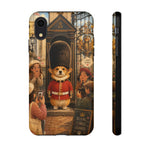 Corgi Royal Guard phone case | Cute British corgi soldier illustration