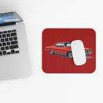 Classic Red Muscle Car Wildcat Mouse Pad | Retro Automobile Desk Mat