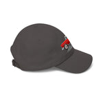 1955 Bel Air Convertible Dad Hat Classic Car Cap Adjustable Strap Red Cream
