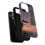 Temple Bell Sunset Phone Case Japan Zen Tough Case
