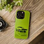 Green Cuda Muscle Car phone case for Gear Heads