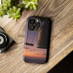 Temple Bell Sunset Phone Case Japan Zen Tough Case