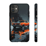 1966 GTO Orange Rainy City Tough Phone Case Cover Gift Art